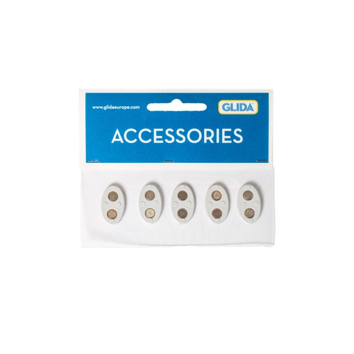 Glida Magnetiske baser til figurer 5-pak