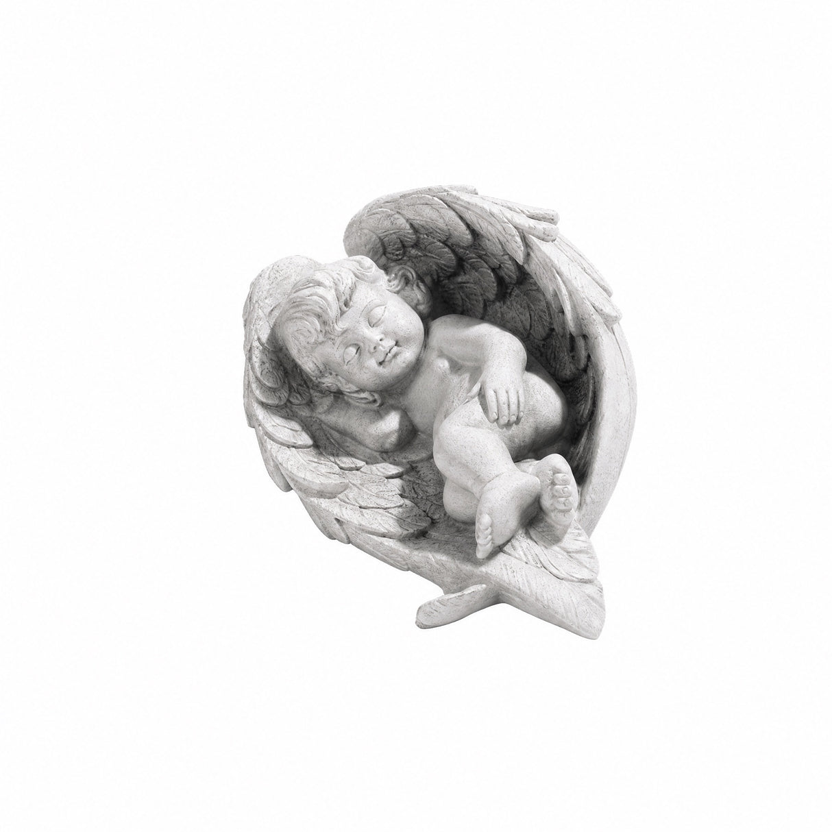 Liggende engler med 5 cm lange vinger