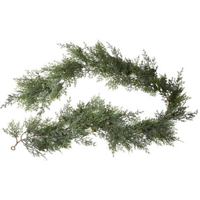 Cypres guirlande med frugter 182 cm lang