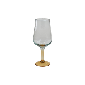 Speedtsberg ølglas med gul fod