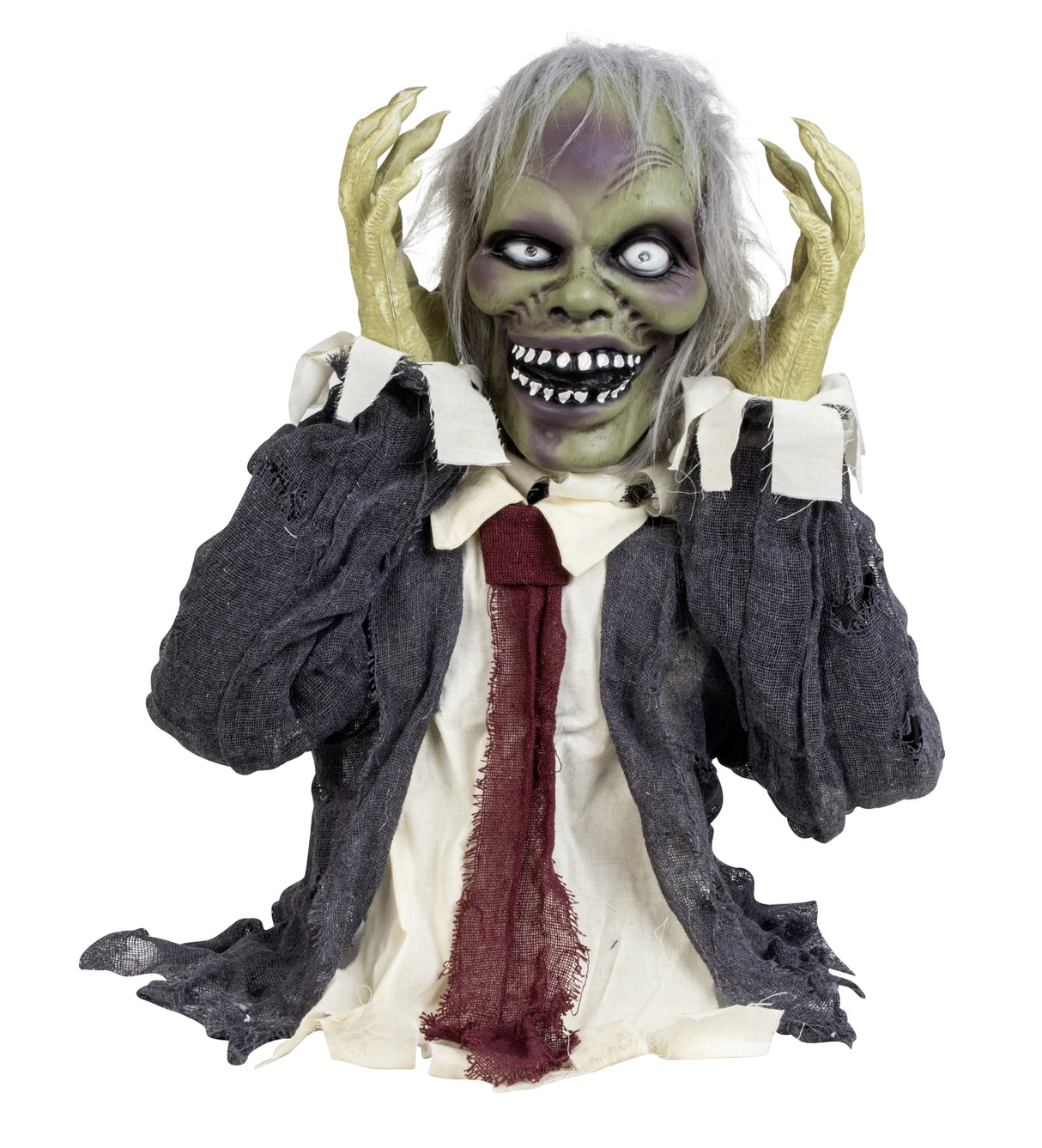 Zombie monster med animation til Halloween dekoration