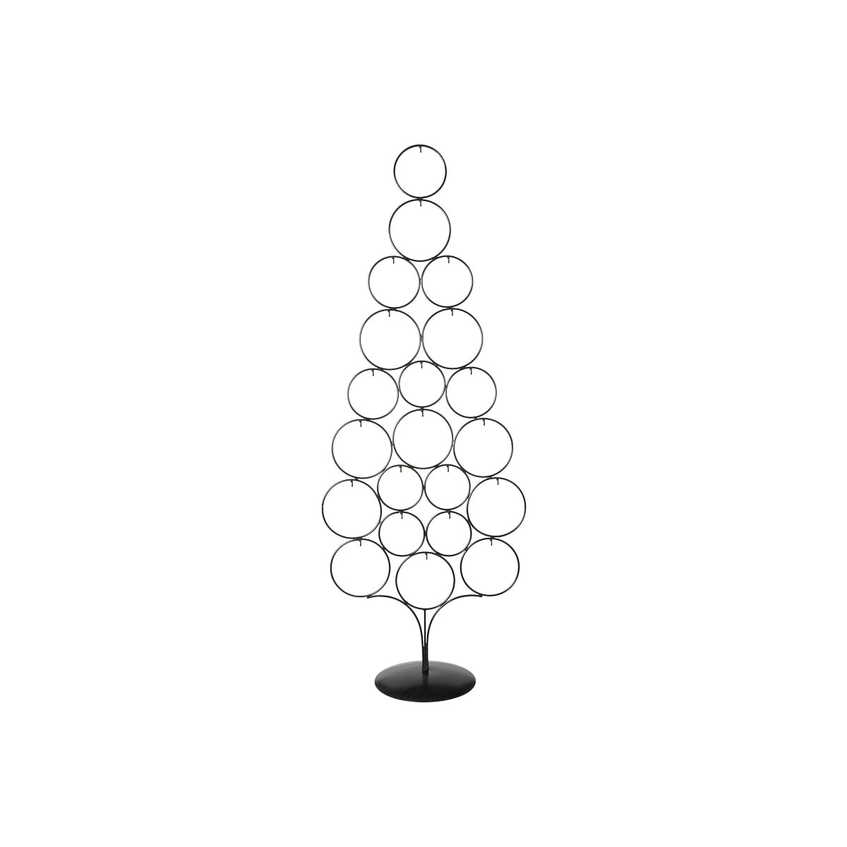 Juletre i svart metall 122 cm høyt fra Speedtsberg