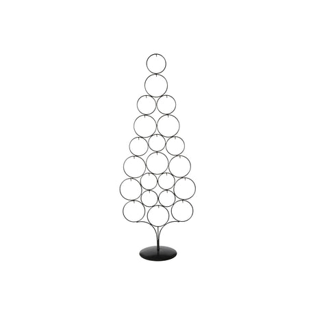 Juletre i svart metall 122 cm høyt fra Speedtsberg