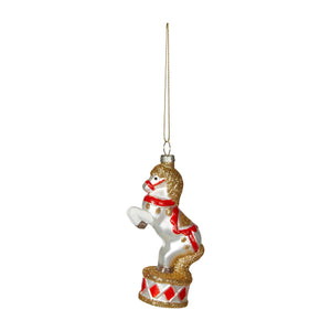 Julekugle cirkushest 12 cm høj