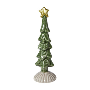 Juletre med keramikkstjerne, 18 cm høyt, fra Speedtsberg