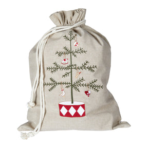 Julesekk med broderi 56 cm høy fra Speedtsberg