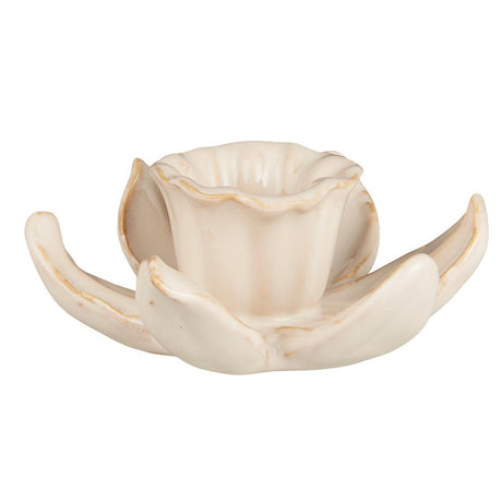 Lysestage Daffodils butter cream fra Ib Laursen