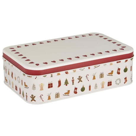 Konfektdåse m/juleikoner 