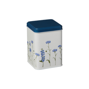 Ib Laursen kage dåse med blå kornblomster