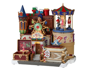 The Merry Music Box fra Lemax med animation til julebyen