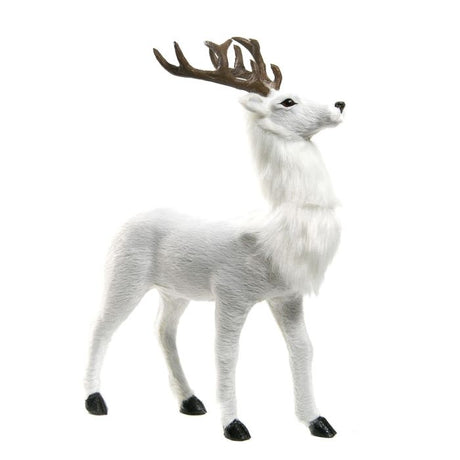 Hjort hvid 30 cm