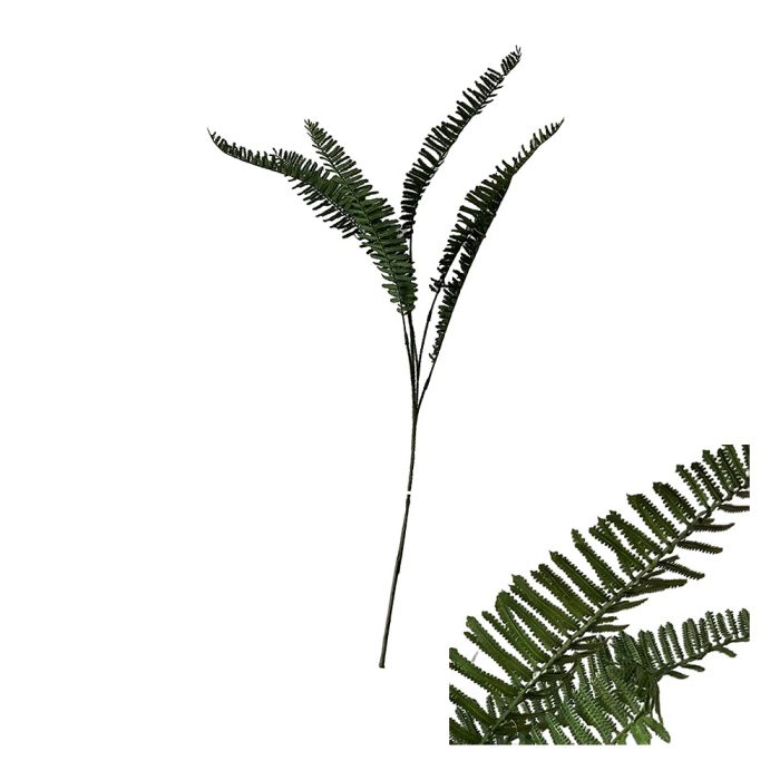 Stilk med bregneblade, kunstig plante til dekoration