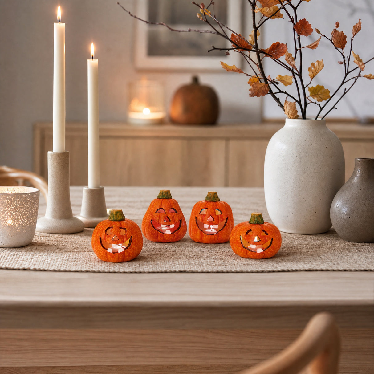 Gresskar med LED-lys 7 cm