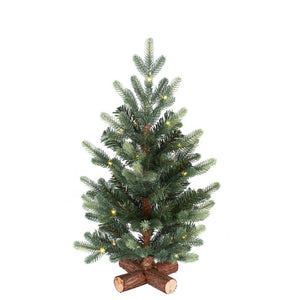 Bergen juletræ med lys 60 cm højt