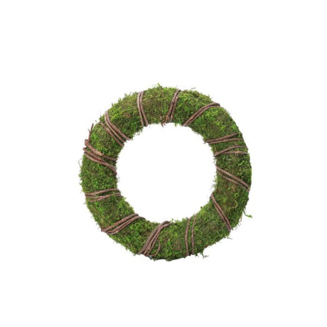 Moskrans med rattan 25 cm i dia
