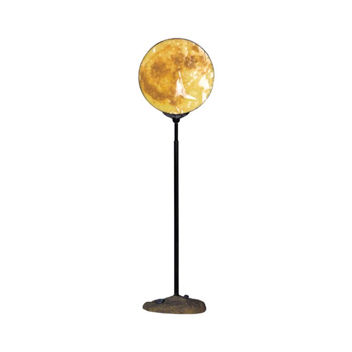 Lighted Village Moon
