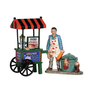 Zombie Brains Foodcart Set Of 2