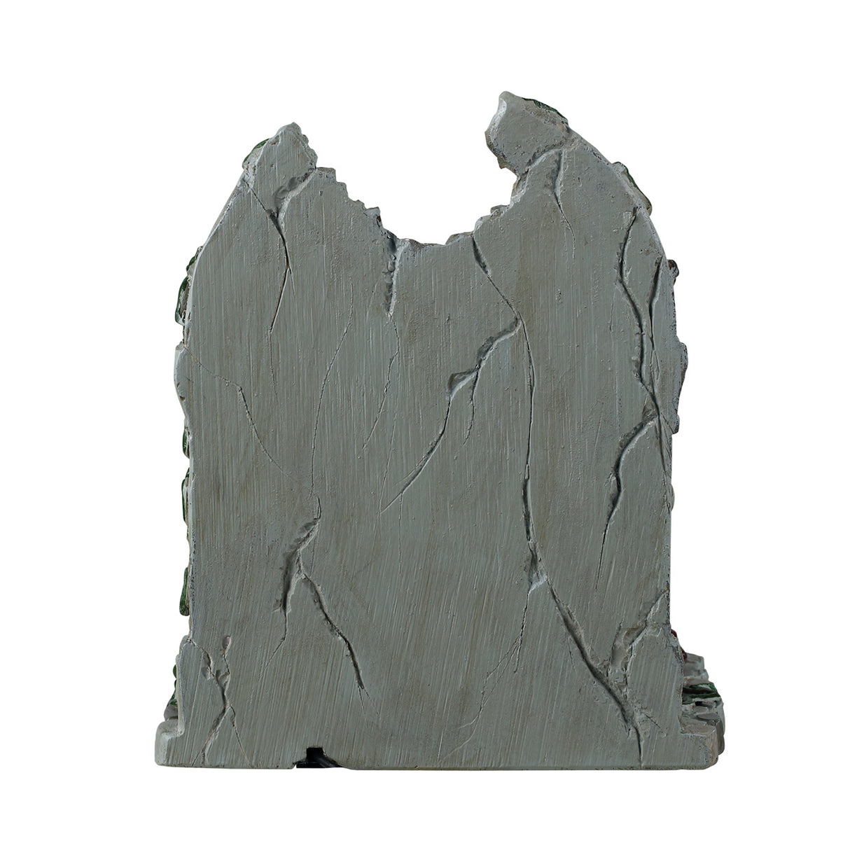 Bagsiden på Lighted Coffin figur til Halloween pynt fra Lemax Spooky Town