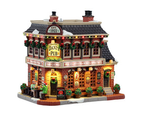 Dani's Pub hus til juleby fra Lemax