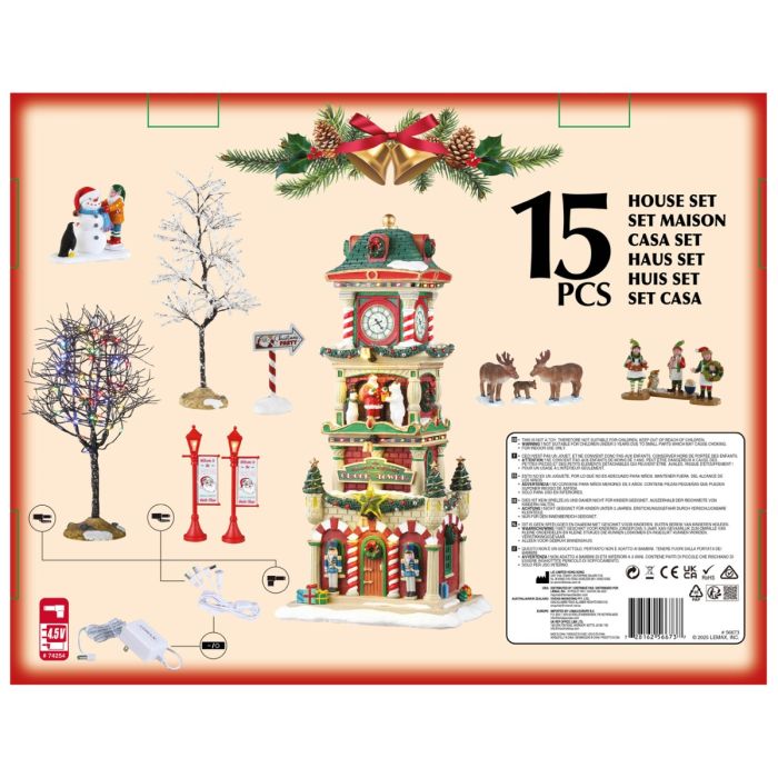 The Village Square Clock Tower Set