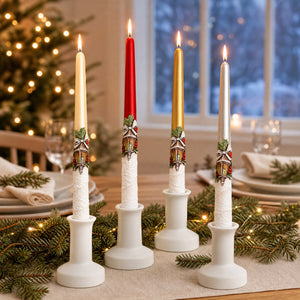 Julestearinlys med lanterne
