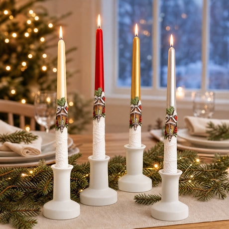 Julestearinlys med lanterne
