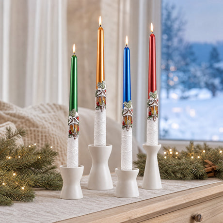 Julestearinlys med lanterne