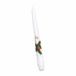 Julestearinlys med motiv