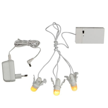 Luville Led-lys 3 stk. med adapter