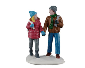Skating Date figur til julelandskab fra Lemax