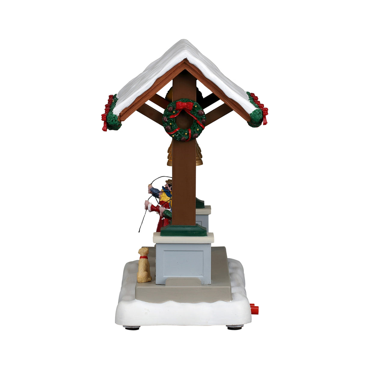 Christmas Bells Are Ringing figur til juleby fra Lemax set fra siden af