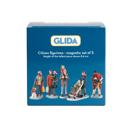 Figurer på juleindkøb til Glida system
