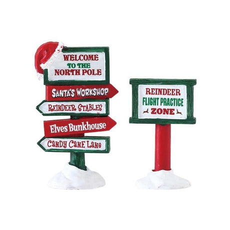 North Pole Signs