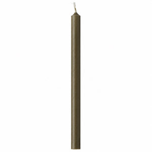 Stearinlys olivengrønne 5-pak