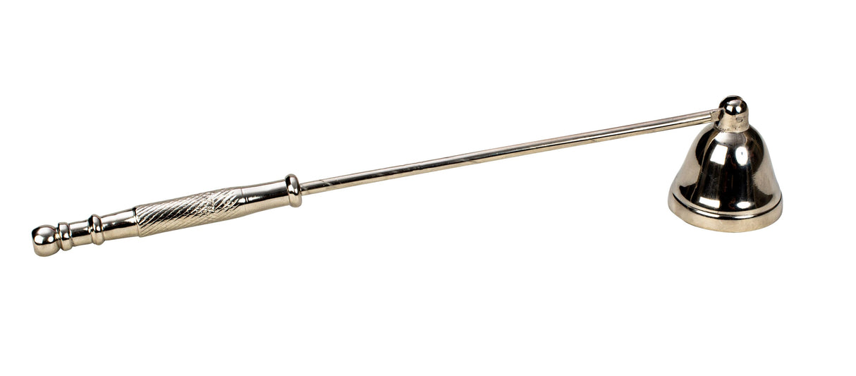 Lyseslukker i guldfarvet metal 23,5 cm lang
