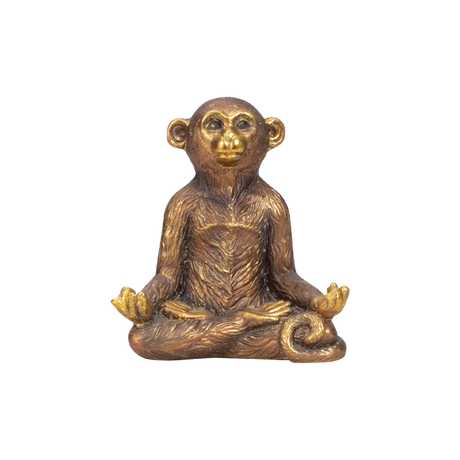 Abe dyrker yoga guldfarvet nuancer 24 cm høj