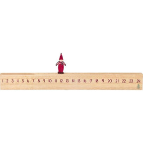 Julekalender med gående nisse