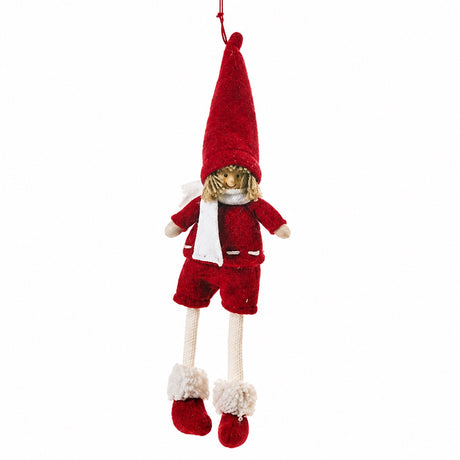 Nisse med strikkede ben