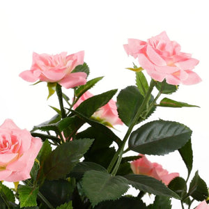 Rose lyserød 33 cm høj