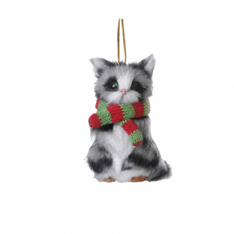 Katt med skjerf