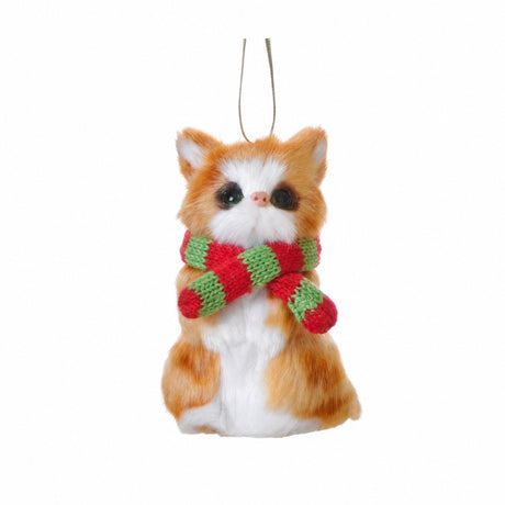 Katt med skjerf