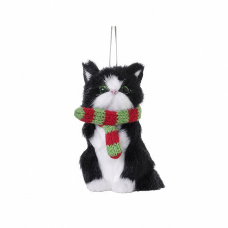 Katt med skjerf