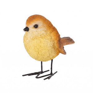 Fugl med metallføtter