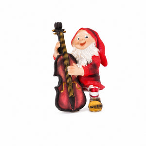 Skovnisse med instrument