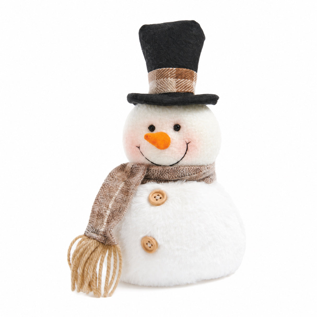 Vinterglad snømann