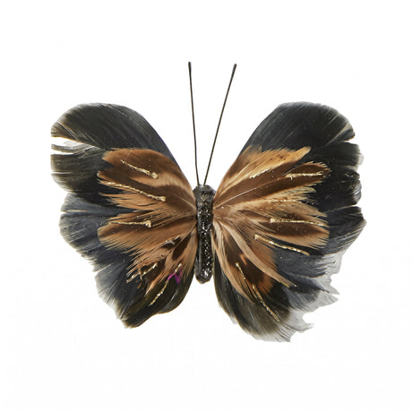 Sommerfugl med klips 9 cm