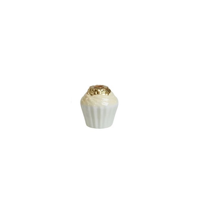 Lysestake til telys, muffinsformet, 7 cm høy