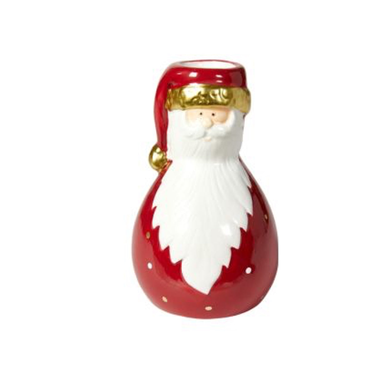 Vase julenisse med lue 15 cm høy