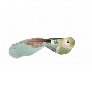Fugl med klips, 13 cm lang