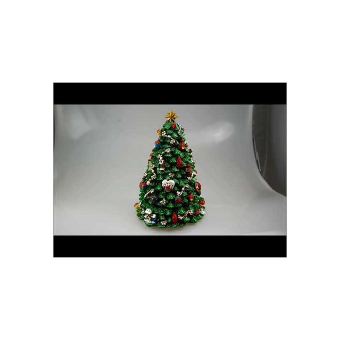 Spilledåse Juletræ 23 cm højt